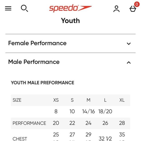 Speedo Endurance Boys Swim size 28 or xl - Picture 6 of 6